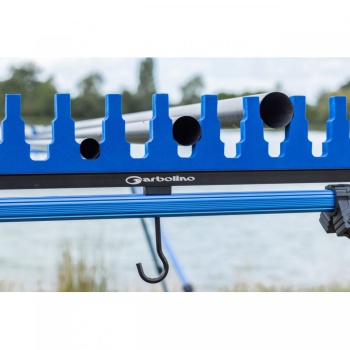 SUPORT LANSETE GARBOLINO KIT SILVER BASE 12POZITII 4 PICIOARE XXL 70-100CM - Img 6