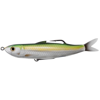 SWIMBAIT LIVE TARGET HOLLOW BODY SHINER WALKING BAIT 11,5CM/14G METALLIC LEMON LIME