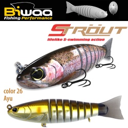 SWIMBAIT STROUT 6.5 16CM 52GR 26 AYU