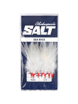 TAPARINA / MONTURA SHAKESPEARE MACKEREL FEATHERS WHITE NR.3/0