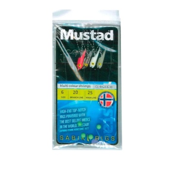 TAPARINA MUSTAD MULTI COLOUR SHRIMPS NR.3 4BUC/PL