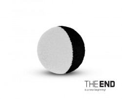 THE END ZIG RIG NEGRU-ALB / 10BUC 15MM