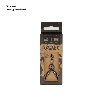 TREI VARTEJE UNGHI VAGNER NO.1/0+5 180KG CU INEL THREE WAY SWIVEL 2BUC/PAC - Img 2