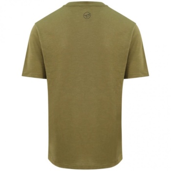 TRICOU KORDA LE DISTRESSED LOGO TEE OLIVE MAR.2XL - Img 2