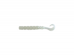 TWISTER MUSTAD AJI FINESSE MICRO 6.4CM WHITE LUMINOUS 12BUC/PL