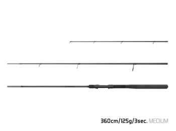 VARF LANSETA FEEDER DELPHIN M-REAXE 150G CARBON /LIGHT - PORTOCALIU/ 1BUC - Img 4