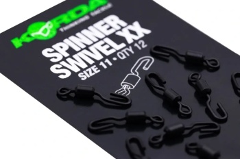 Vartej cu Agrafa Rapida Korda Spinner Swivel XX, Nr.11, 10buc/plic - Img 2