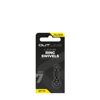 VARTEJ CU ANOU AVID CARP OUTLINE RING SWIVEL 10BUC/PLIC