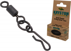 VARTEJ KRYSTON QUICK CHANGE O-RING SWIVEL NR10 BLACK 8BUC/PLIC
