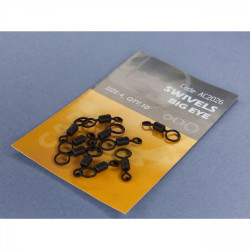 VARTEJ ORANGE NO.4 SWIVELS NEGRU MAT OCHET MARE 10BUC