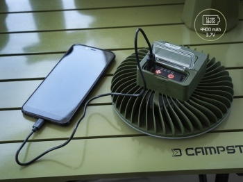 VENTILATOR CU LAMPA DELPHIN VENTIX 4400 MAH - Img 5