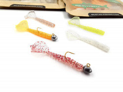VIERME MUSTAD AJI MICRO HILA 4.3CM CLEAR RAINBOW GLITTER 12BUC / PL