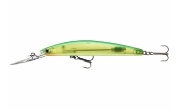 VOBLER DAIWA TOURNAMENT DOUBLE CLUTCH 75SP-G LIME CHART