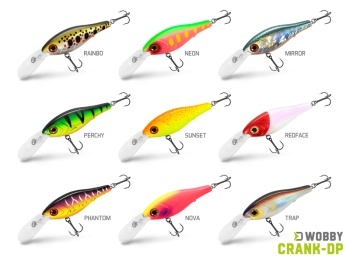 VOBLER DELPHIN WOBBY CRANK-DP 12G / 7CM / FLOAT. / REDFACE