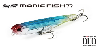 VOBLER DUO BAYRUF MANIC FISH 77 7.7CM 9GR MCC0522 UV SILVER SLASH B - Img 2