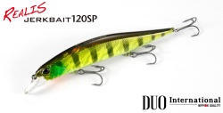 VOBLER DUO REALIS JERKBAIT 120SP 12CM 17.7GR ACC3018 SMOKEY BONE