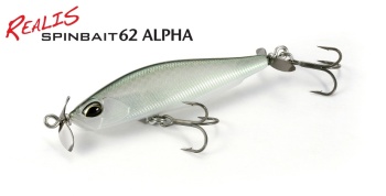 VOBLER DUO REALIS SPINBAIT 62 ALPHA 6.2CM 10.9GR DSH3061 KOMOCHI WAKASAGI - Img 2