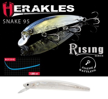 VOBLER HERAKLES HERAKLES SNAKE 95SP 9.5cm 9gr White Impact