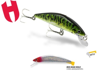 VOBLER HERAKLES MIZU 70SP SW 7.0cm 4.8gr Red Head Holo