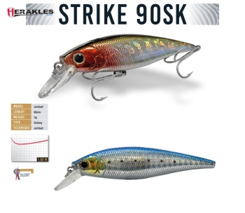VOBLER HERAKLES STRIKE 90SK 9cm 11gr Sarda Chrome
