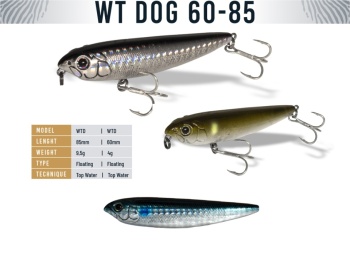 VOBLER HERAKLES WT-DOG 60 6cm 4gr Blue Fish