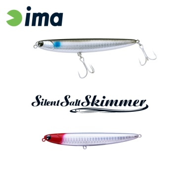 VOBLER IMA SILENT SALT SKIMMER 110MM 13GR 101 RED HEAD