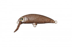 VOBLER JACKALL BURIBURI MINNOW(F) 4.0CM / 2.4G TACKEY BROWN