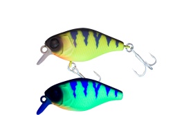 VOBLER JACKALL CHUBBY MINNOW 35 3.5CM / 2.5G UV MAT CHART PERCH