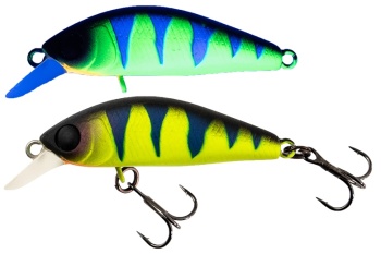 VOBLER JACKALL D CHUBBY MINNOW 35SP 3,5CM/2,7G UV MAT CHART PERCH