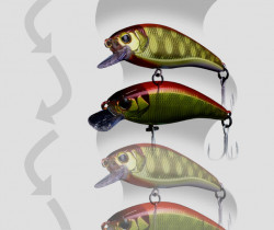 VOBLER JACKALL TRICOROLL MAI 45S 4.5CM 3.7 KONIN YAMAME