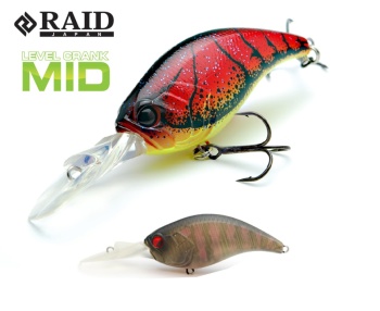 VOBLER RAID LEVEL CRANK MID 59MM 10.5GR 018 SMOKE GILL