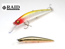 VOBLER RAID LEVEL MINNOW PLUS 125MM 14GR 004 REAL KINKURO