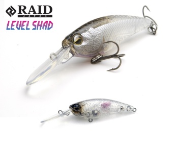 VOBLER RAID LEVEL SHAD 50.3MM 4.3GR SU 026 SALT & PEPPER