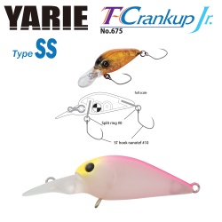 VOBLER YARIE JESPA 675 T-CRANKUP JR TYPE SS 2.8MM 2.1GR CULOARE C4 STUBAKIHIME