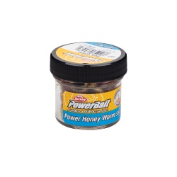 WORM BERKLEY POWERBAIT POWER HONEY WORM RED YELLOW