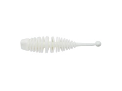 WORM BERKLEY POWERBAIT POWER NAIAD 30MM SPRNG GRN / WHITE