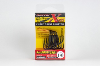 ANCORA DECOY QUATTRO X-S21 NR.1/0 4BUC/PLIC