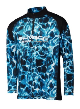 BLUZA SAVAGE GEAR MARINE UV LONG SLEEVE TEE SEA BLUE MAR.2XL