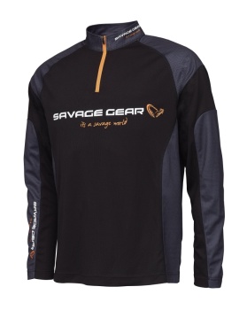 BLUZA SAVAGE GEAR TOURNAMENT GEAR BLACK INK MAR.S