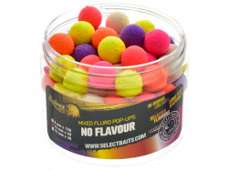 BOILIES POP-UP SELECT BAITS MIXED FLURO NO FLAVOUR