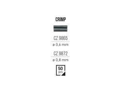 BRIDE STRUNA 0.8MM 50BUC/PLIC