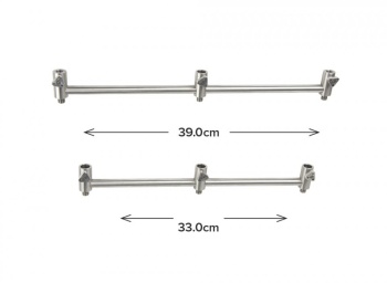BUZZ-BAR FIX CARP SPIRIT INOX SPATE 2 POSTURI 20CM - Img 3