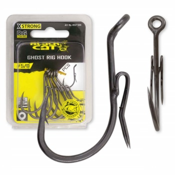 CARLIG BLACK CAT NO.6/0 GHOST RIG HOOK DG COATING - Img 3