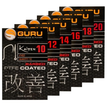 CARLIG GURU KAIZEN EYED NR.16 BARBED 10BUC/PL - Img 2