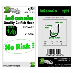 CARLIG INSOMNIA ZJ51 MARIME 1/0, 7 BUC/PLIC