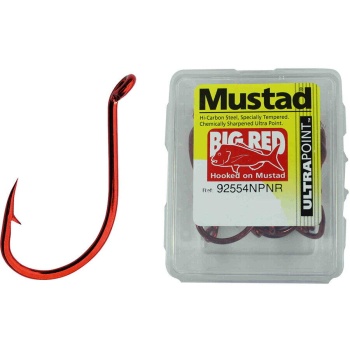 CARLIG MUSTAD ULTRAPOINT BEAK BAIT HEAVY BIG RED NR.1/0 8BUC