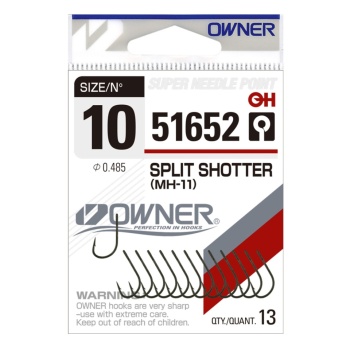 CARLIG OWNER 51652 MH-11 SPLIT SHOTTER DARK GREEN NO12, BUC/PAC 14 - Img 4