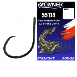 CARLIG OWNER 55174 TOURNAMENT MUTU 2X-STRONG CIRCLE NO: 4/0 BUC/PAC 5