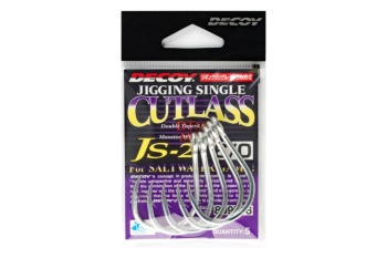 CARLIGE DECOY JS-2 JIGGING SINGLE CUTLASS N NR.4/0 5BUC/PLIC