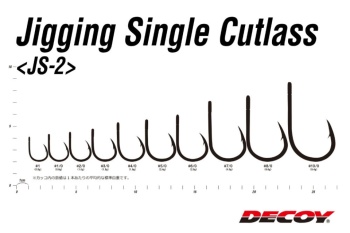 CARLIGE DECOY JS-2 JIGGING SINGLE CUTLASS N NR.7/0 2BUC/PLIC - Img 4